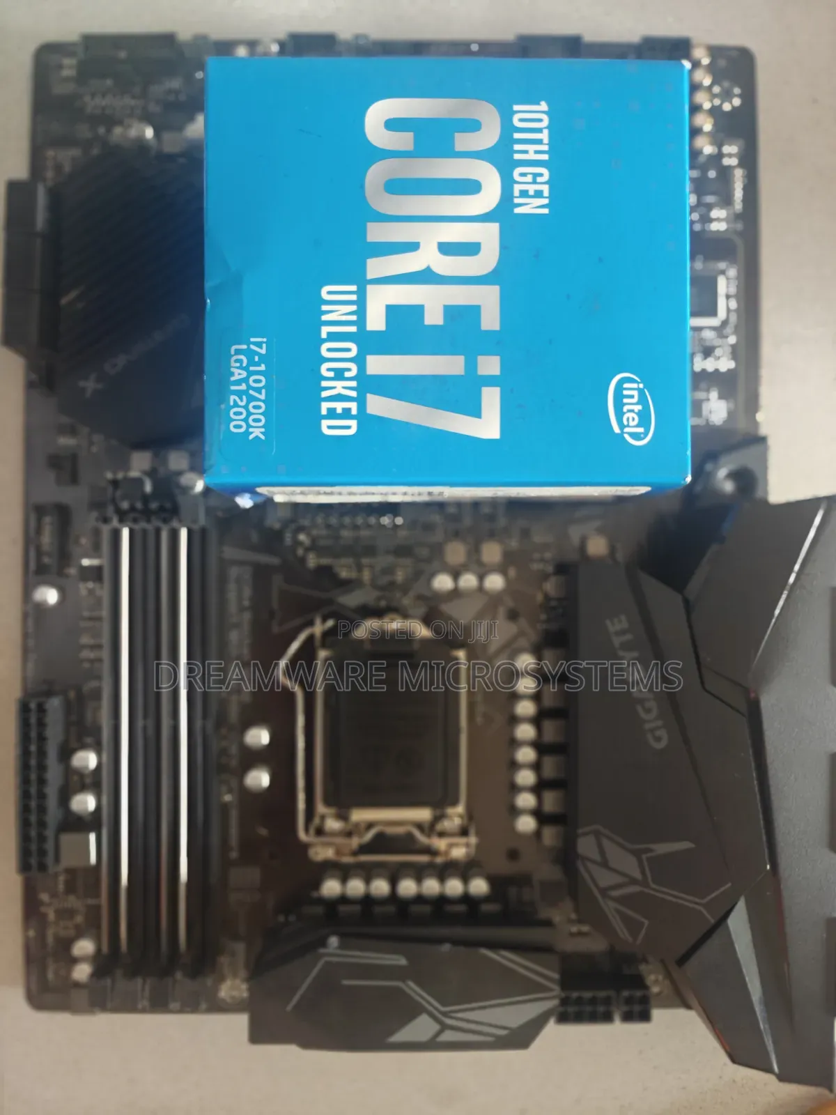 Gigabyte Board and 10th Gen Core I7 