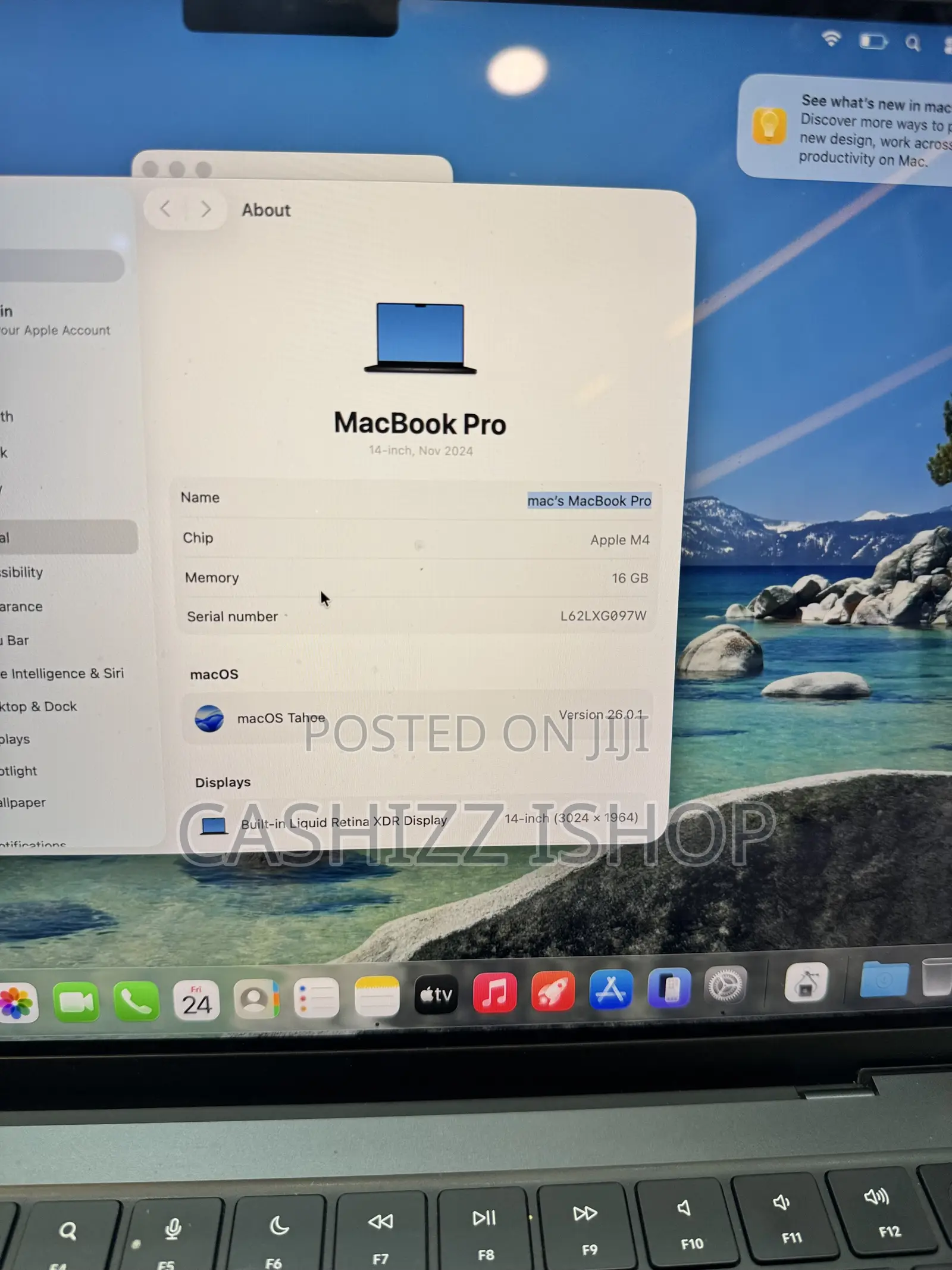 Laptop Apple MacBook Pro 2024 M4 14-inch 16GB Apple M4 SSD 512GB