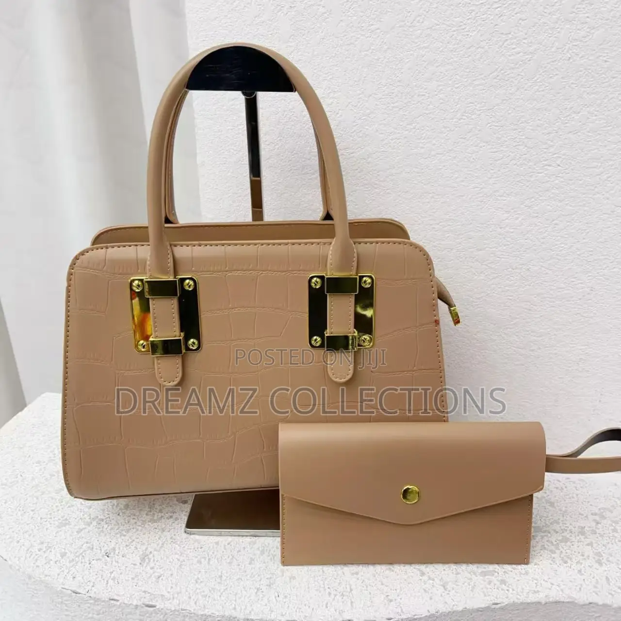 Crocodile Texture Handbag