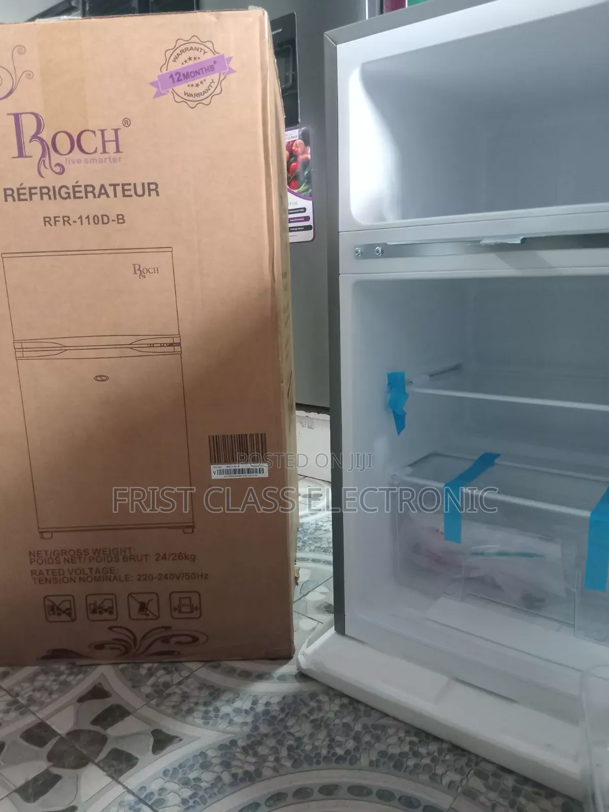 Roch Fridge Premium Fresh Comfort Fridge Compact Ease