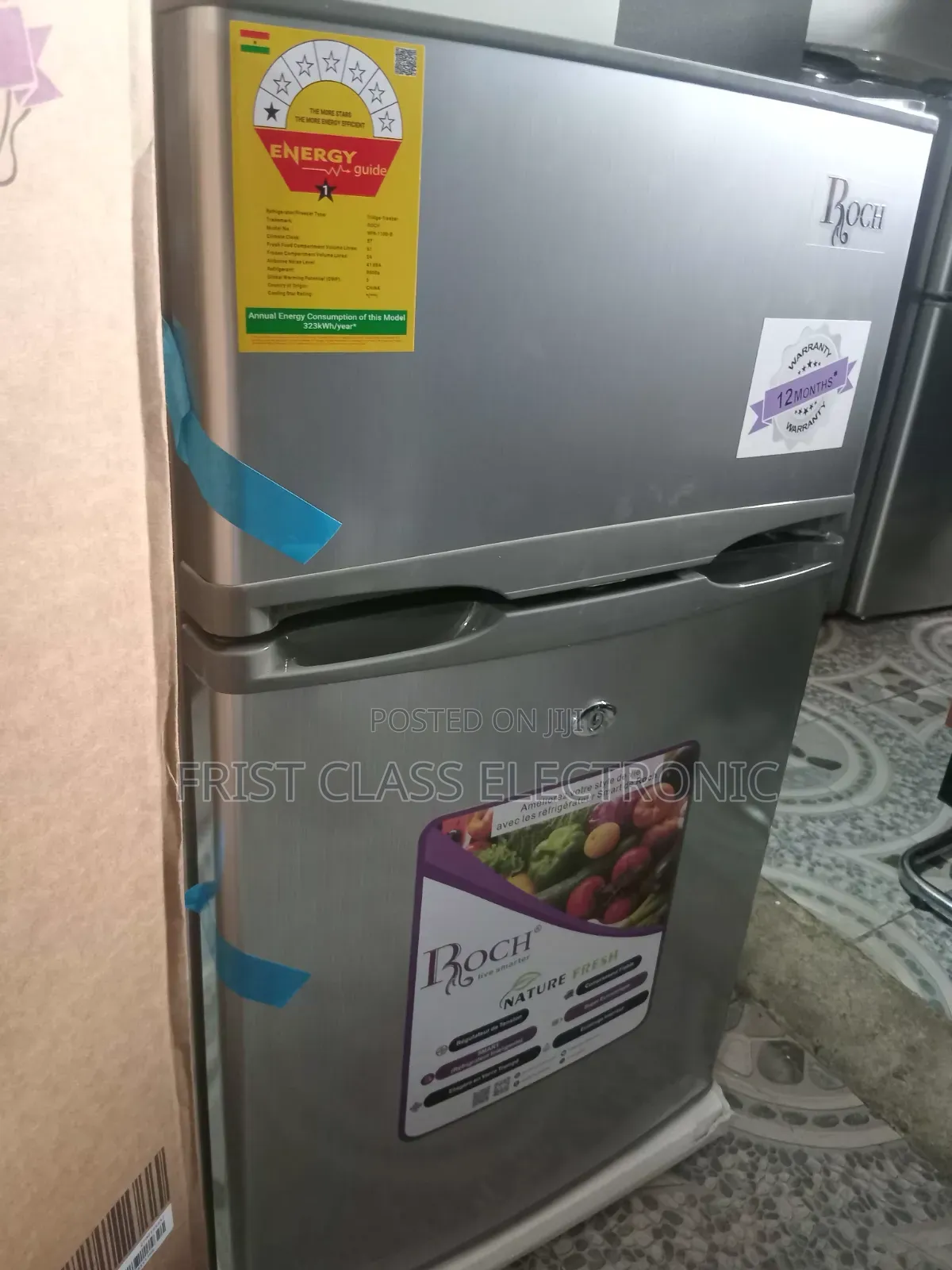 Roch Fridge Cold Fresh Everyday Fridge Silent Luxury
