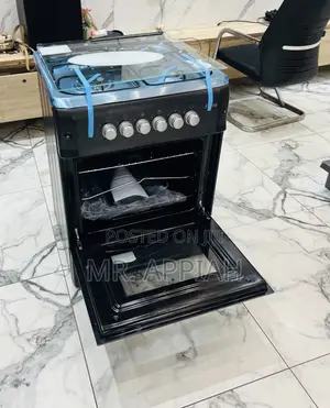 Classic Ferre 60x60cm 4 Burner Freestanding Gas Cooker(Black).