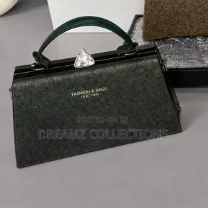 Trapezoid Handbag With Strap