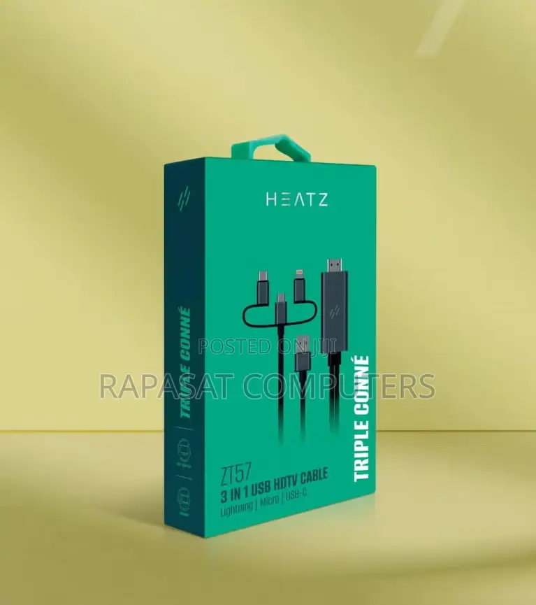 Heatz Zt57 3-in-1 Hdmi Cable
