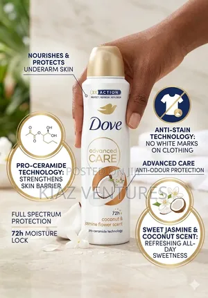 Eu Standard Dove Anti Perspirant 150ml 72hours Aluminium Free