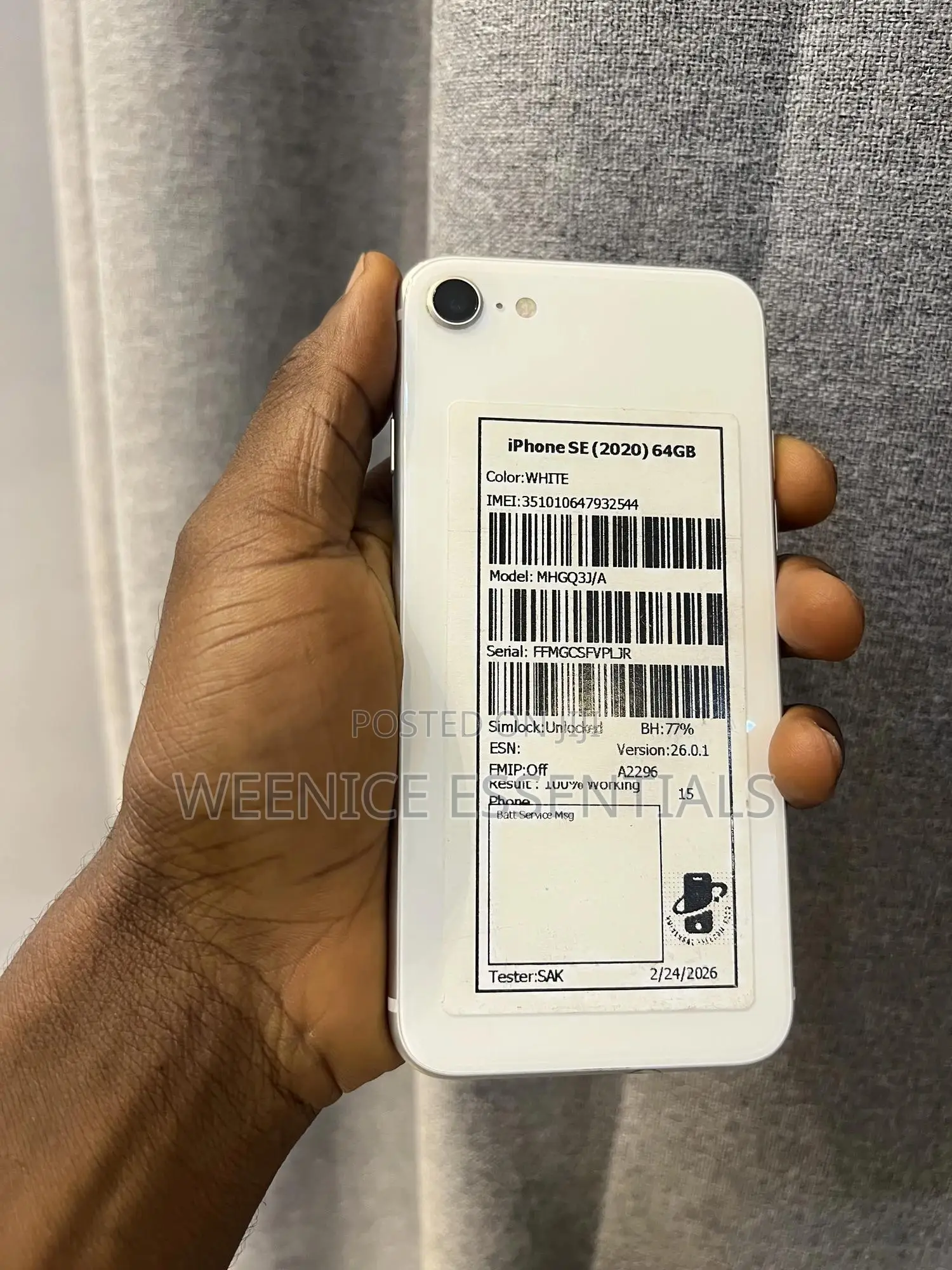 Apple iPhone SE (2020) 64 GB White