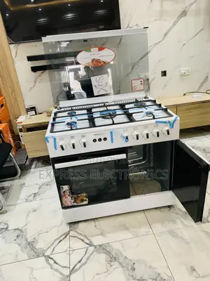 Call and Order White 5b 60/90 Gas Cooker Oven Rotisserie