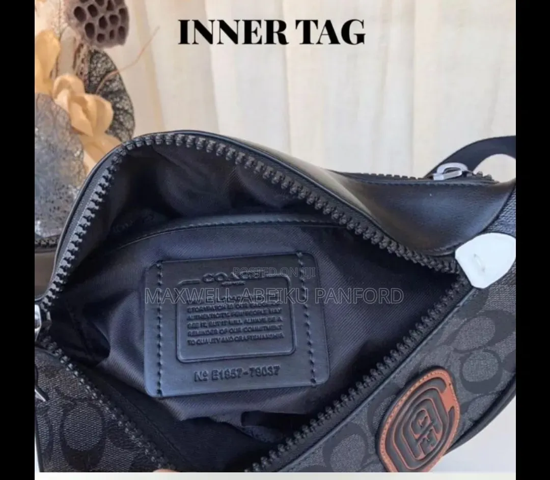 New Coach Original Rivington Belt Bag With Signature