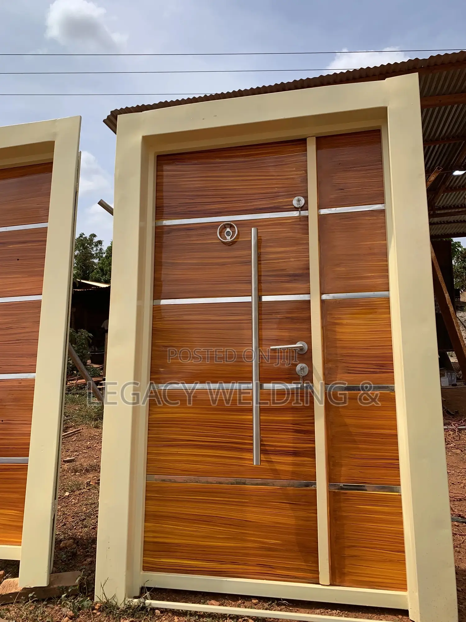 Fire Water Proof Heavy Steel Exterior Security Door