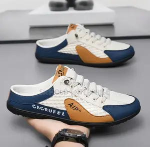 Stylish Slip-on Sneakers With a Lace-Up Front