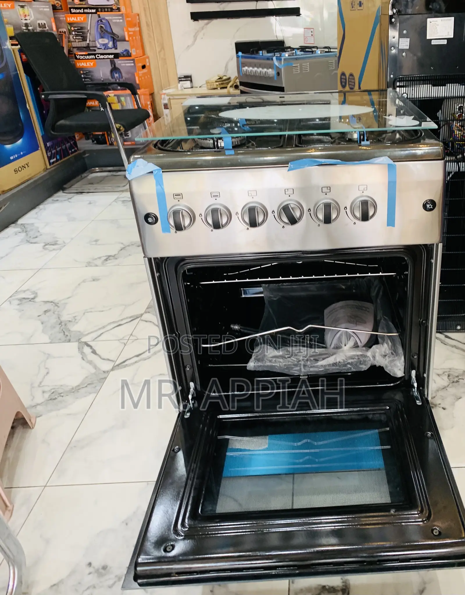 Choose Durable Ferre 60x60cm 4 Gas Burner With Oven(Gray) 
