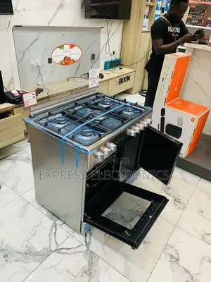 High Quality Gas Cooker Oven Rotisserie 5burner 60/90