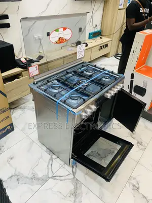 Quality Sleek Gas Cooker Oven Rotisserie 5burner 60/90
