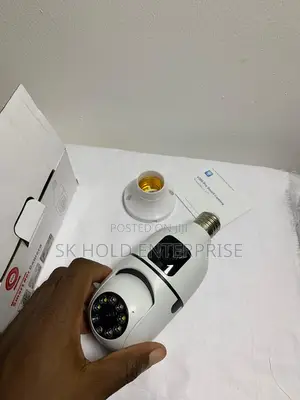 Dual Lens Smart Bulb Camera