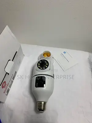 Dual Lens Smart Bulb Camera