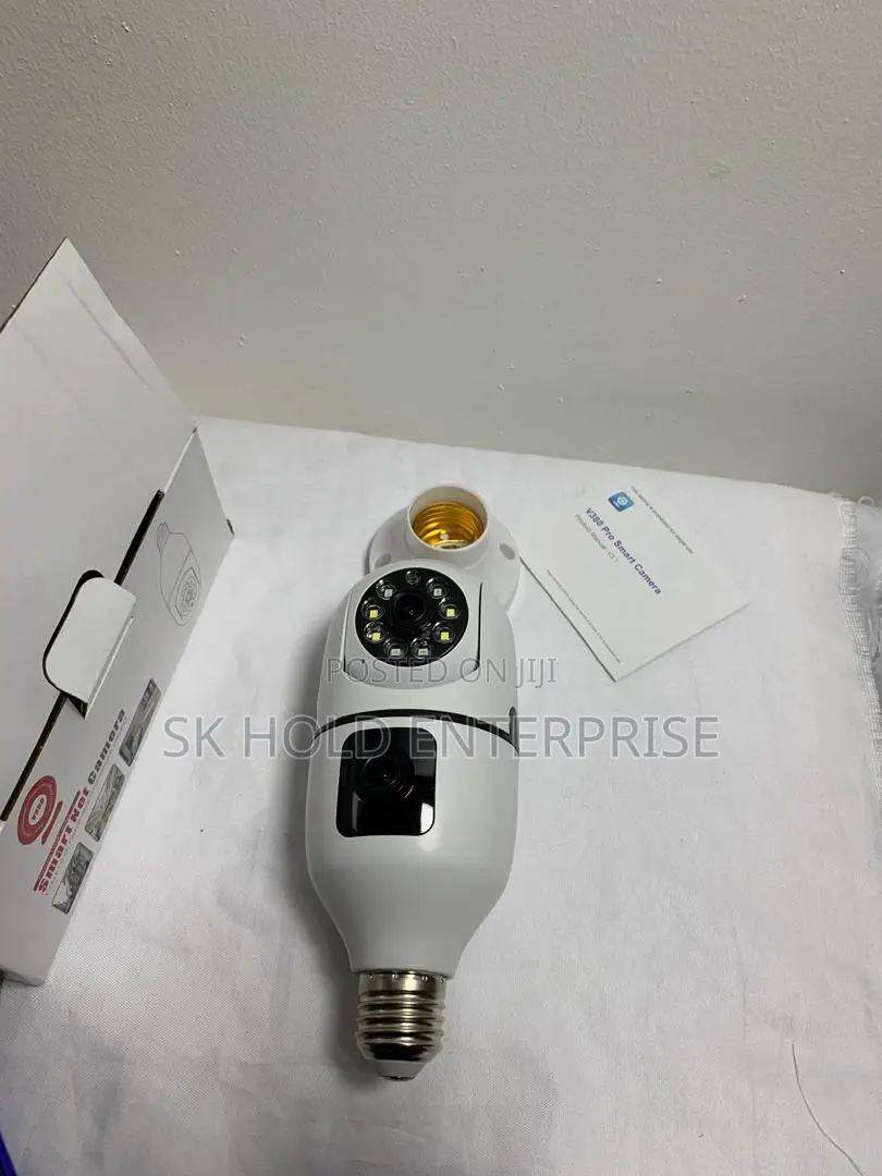 Dual Lens Smart Bulb Camera