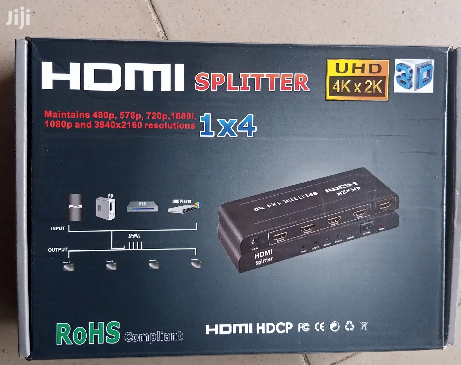 4k HDMI 4 Port Splitter