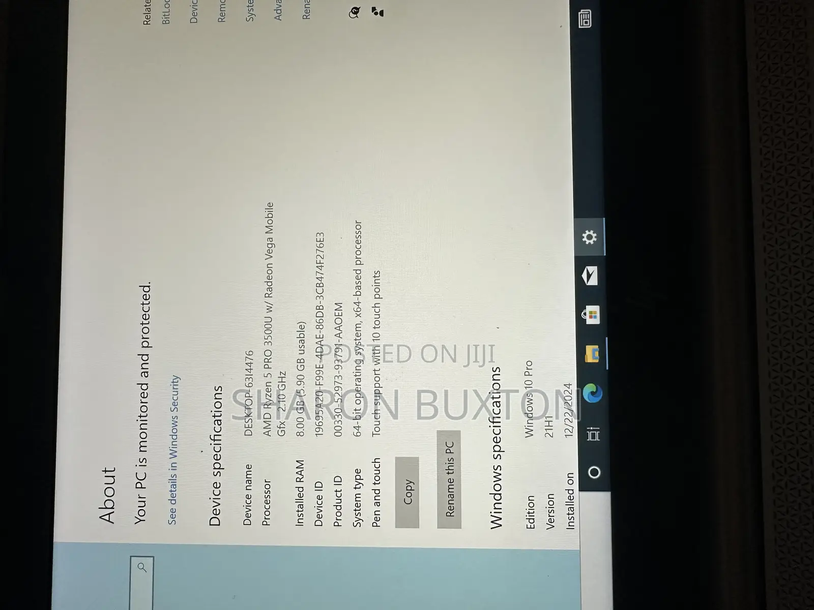 New Laptop HP EliteBook 745 G6 8GB AMD Ryzen 5 SSD 256GB
