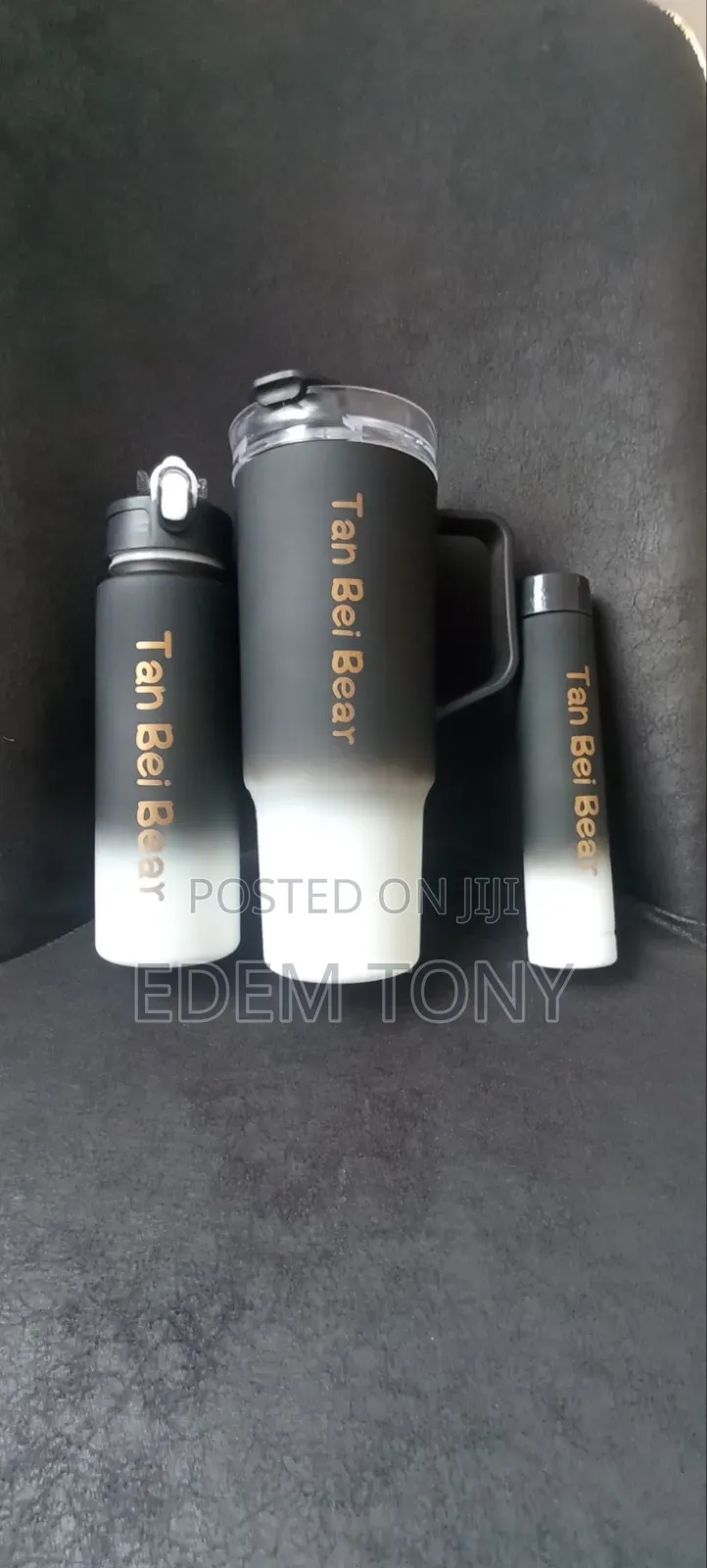 3-Piece Travel Water Bottle Set