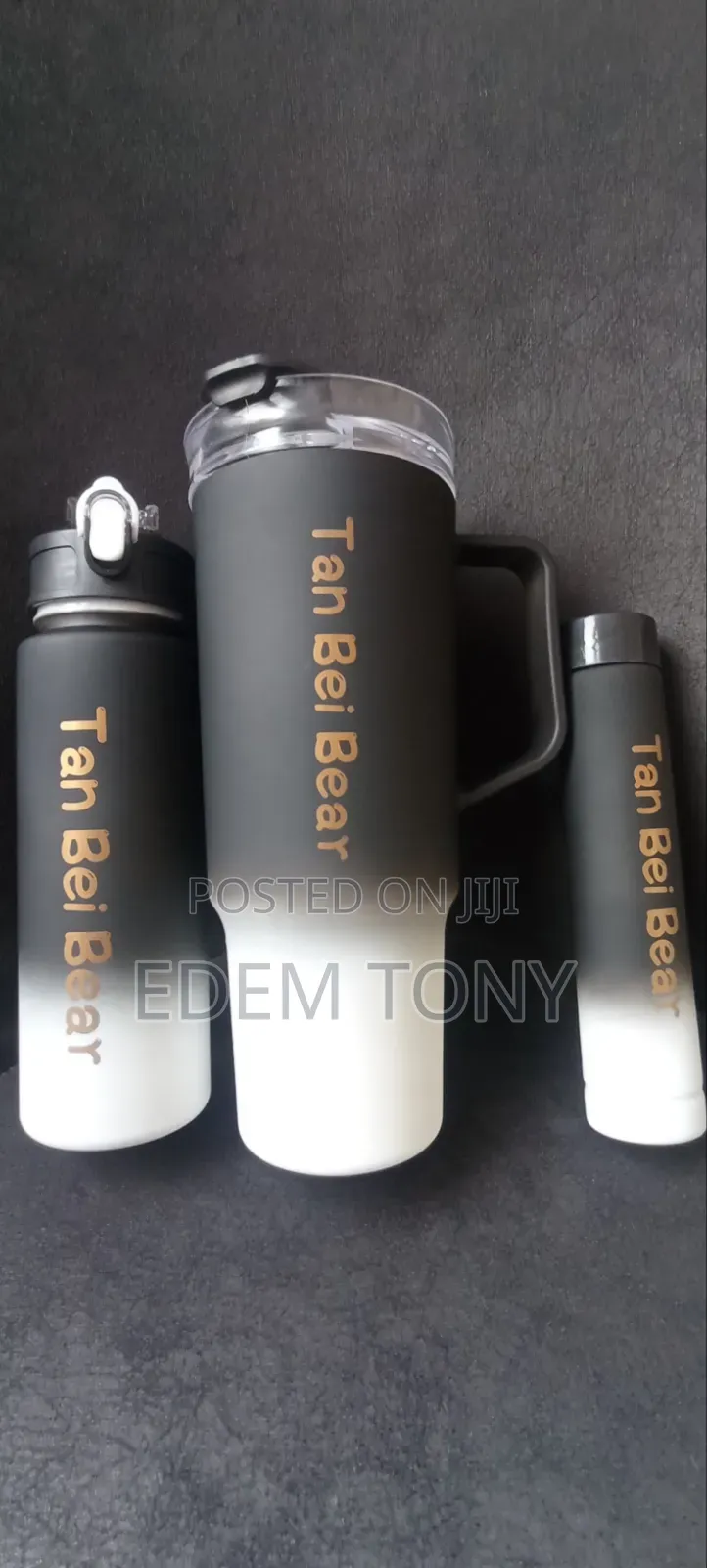 3-Piece Travel Water Bottle Set