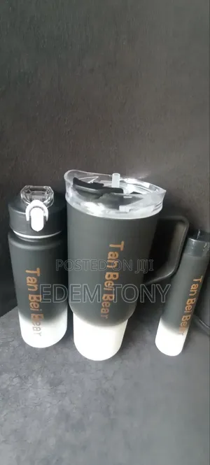 3-Piece Travel Water Bottle Set