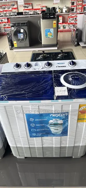 Nexon Twin Tub Top Loading White Washing Machine 12kg