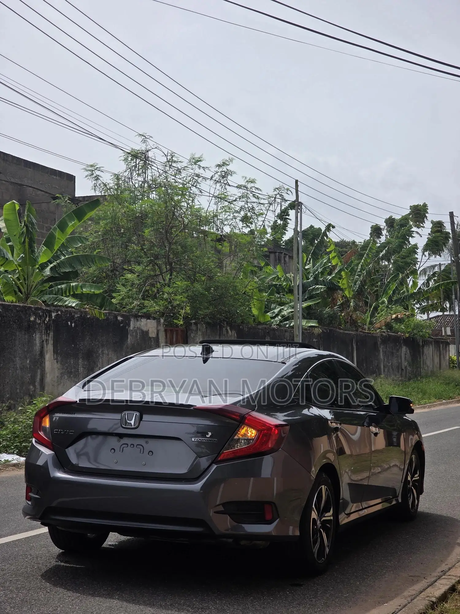 Honda Civic Touring Sedan 2018 Gray