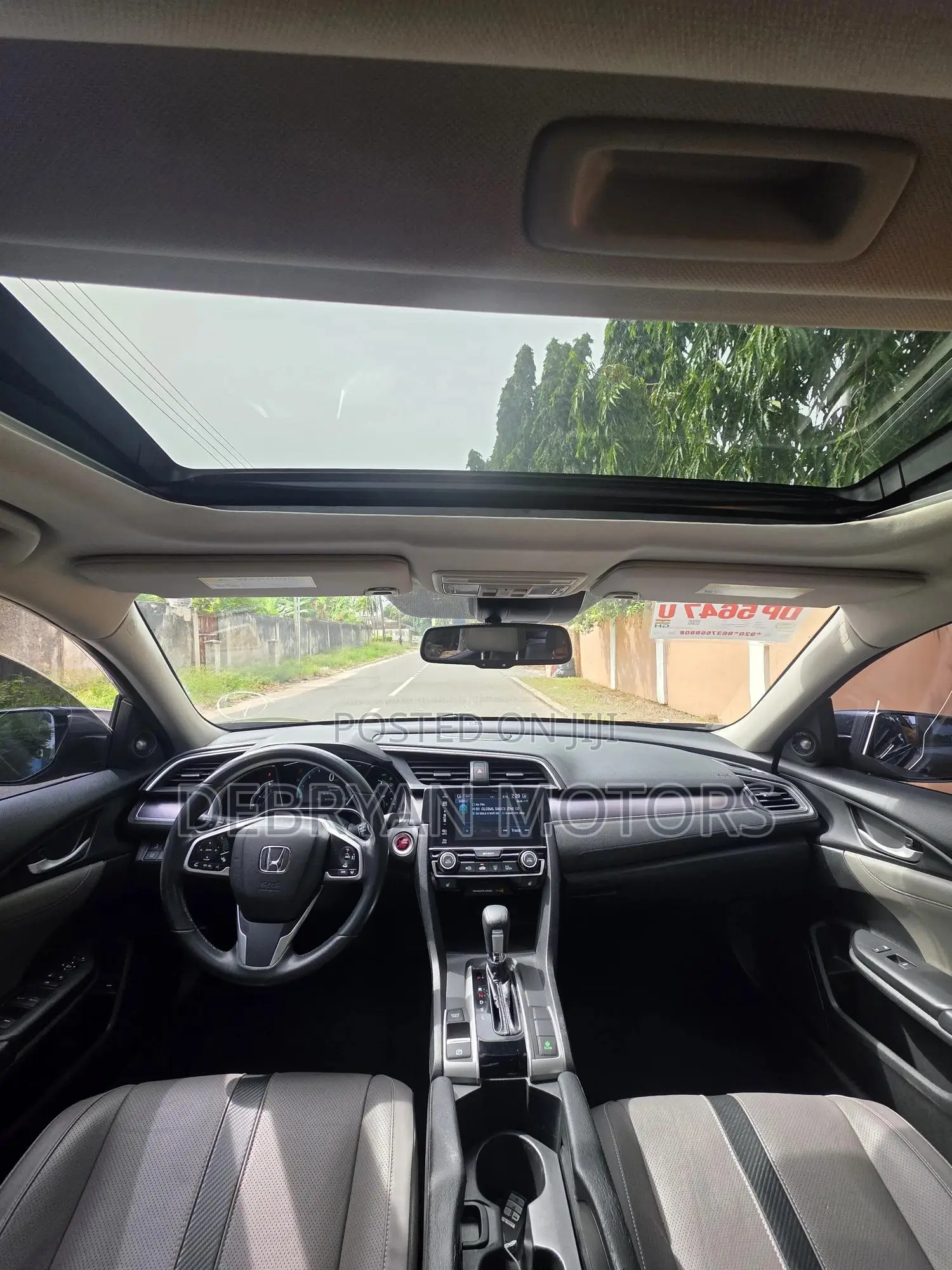 Honda Civic Touring Sedan 2018 Gray