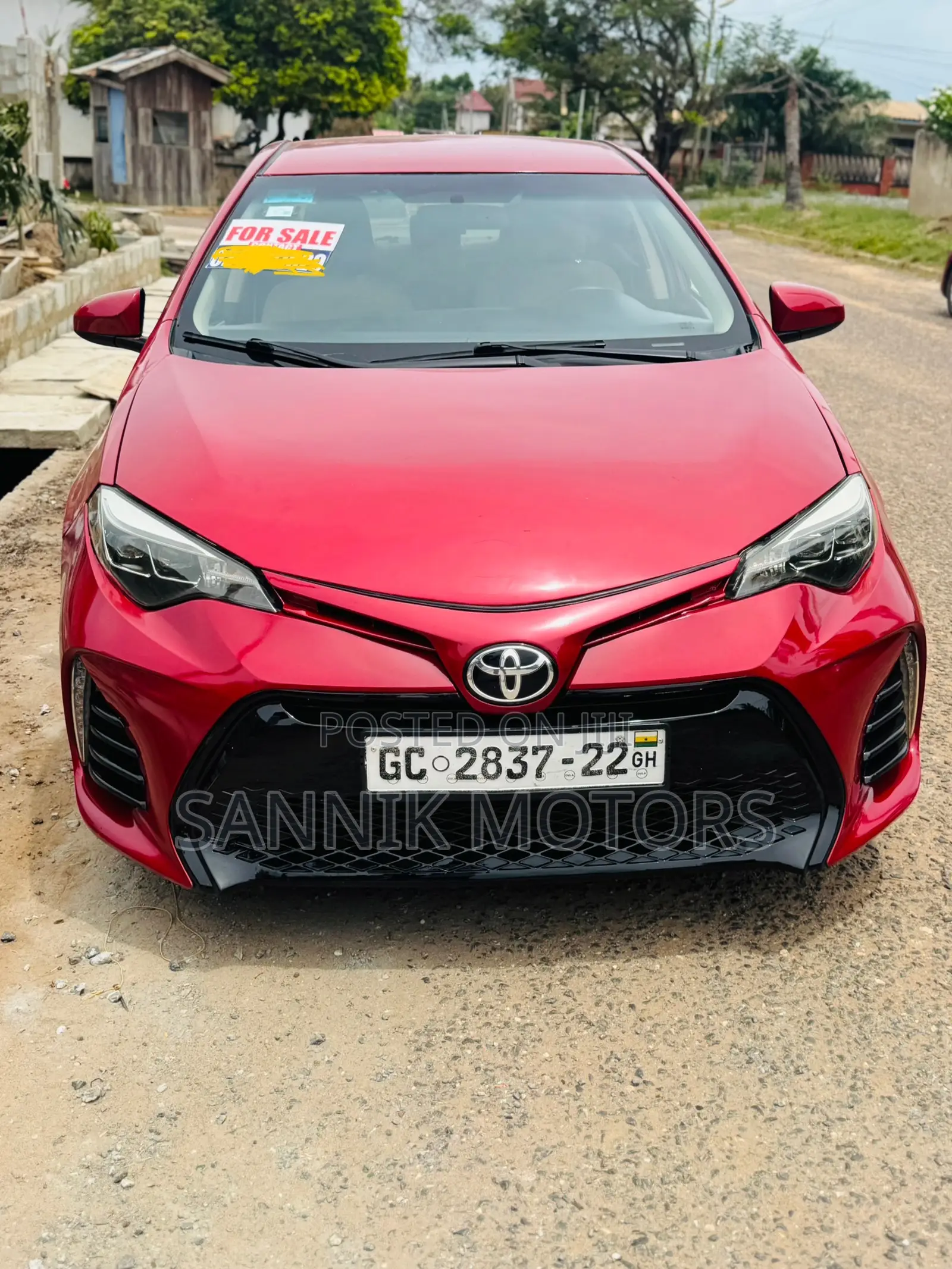 Toyota Corolla S 4dr Sedan (1.8L 4cyl CVT) 2016 Red