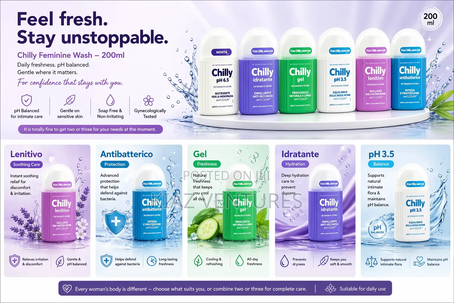 Chilly Feminine Wash