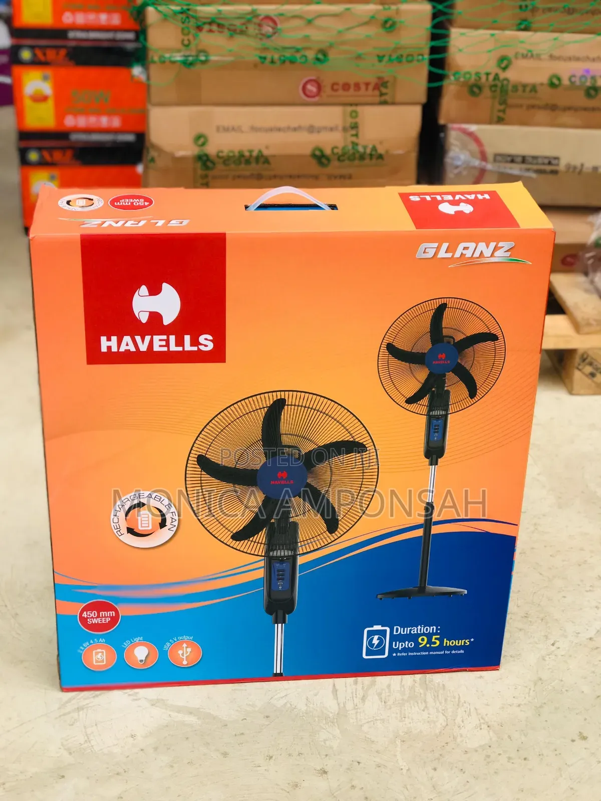 Rechargeable Fan