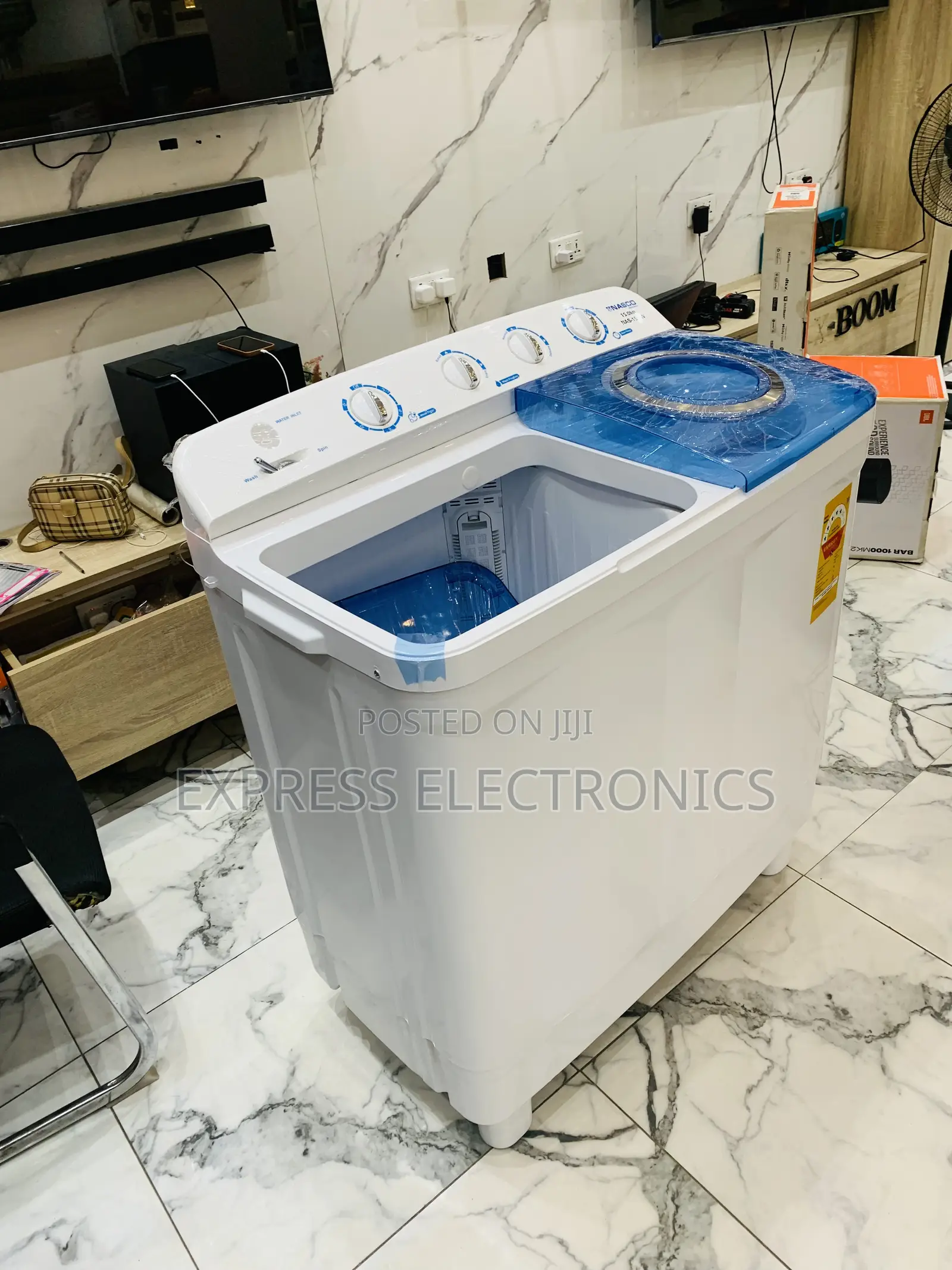 Semi Automatic Wm Topload Twintub Nasco 15kg
