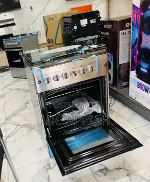 Fast Cooking Ferre 60x60cm 4 Burner Freestanding Cooker With Oven.