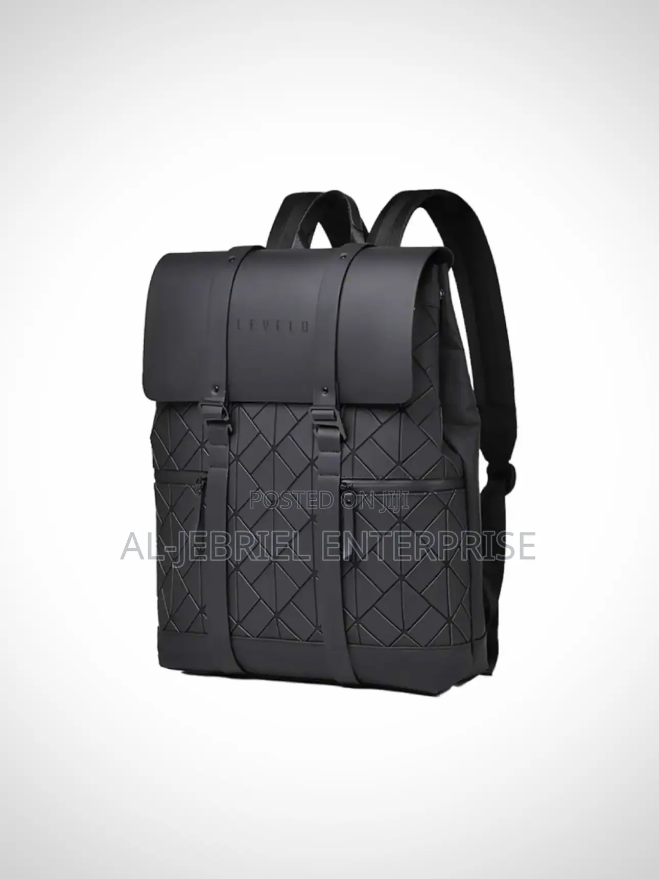 Levelo Leather Travel Backpack