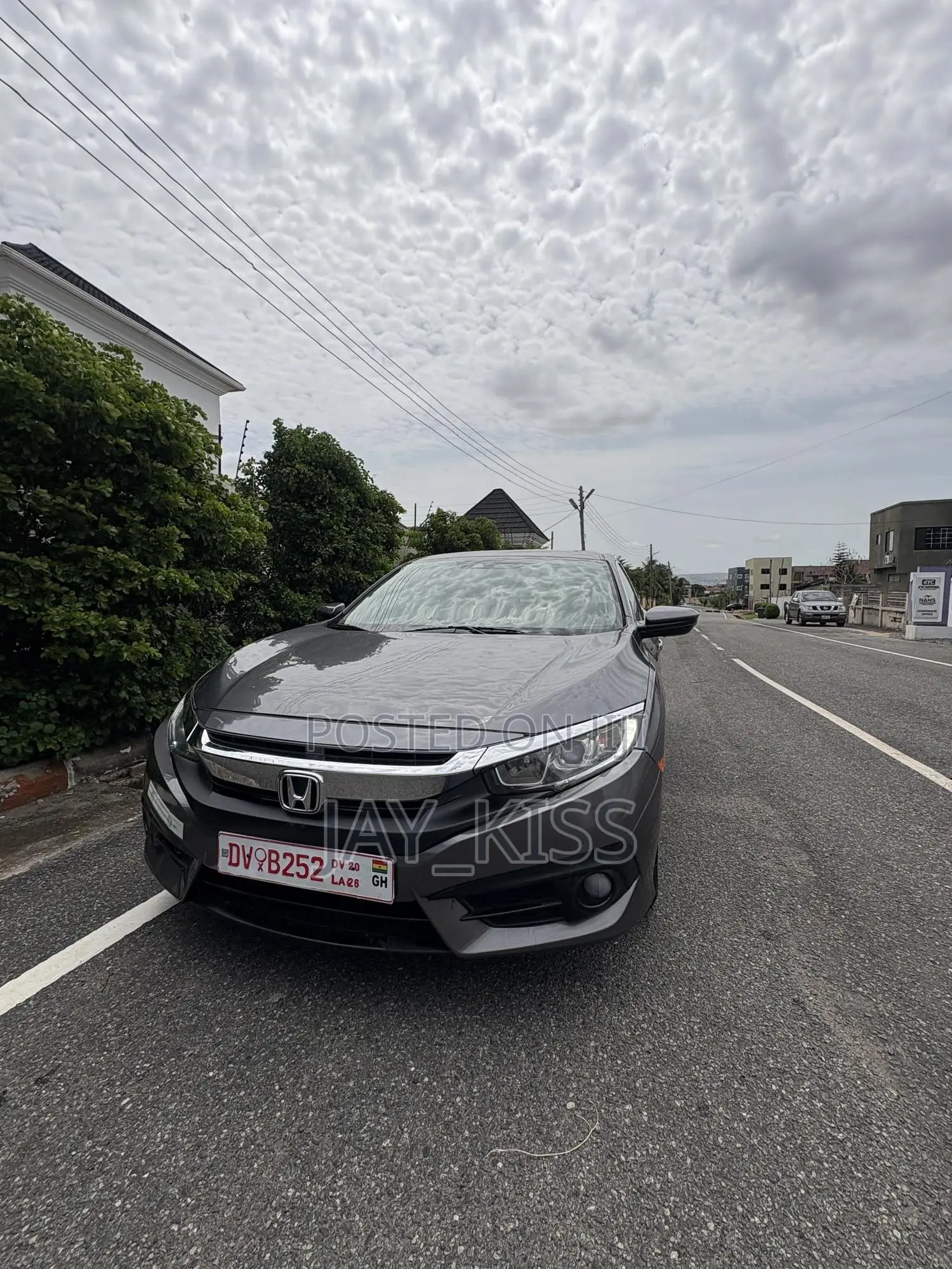 Honda Civic EX 4dr Sedan (2.0L 4cyl) 2017 Gray