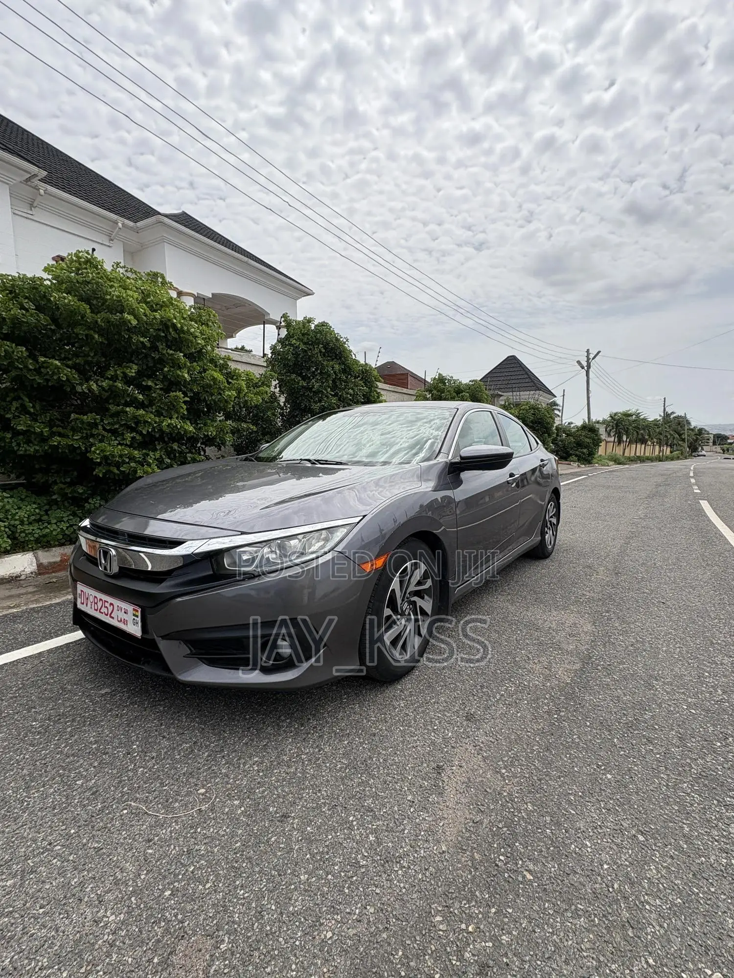 Honda Civic EX 4dr Sedan (2.0L 4cyl) 2017 Gray