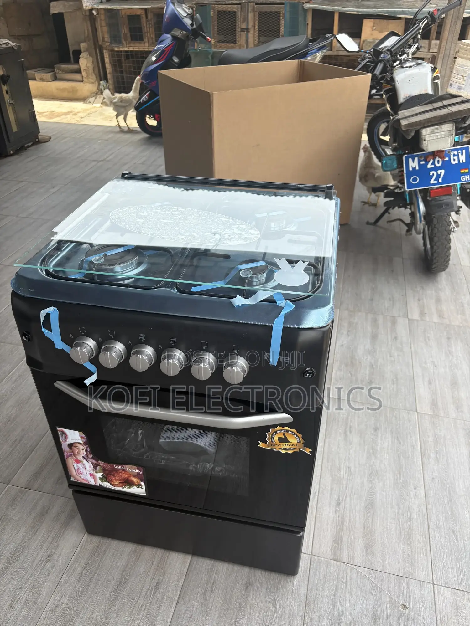 A Cooker Ready to Deliver Flavor Ferre 60x60 4 Burner Gas Cooker