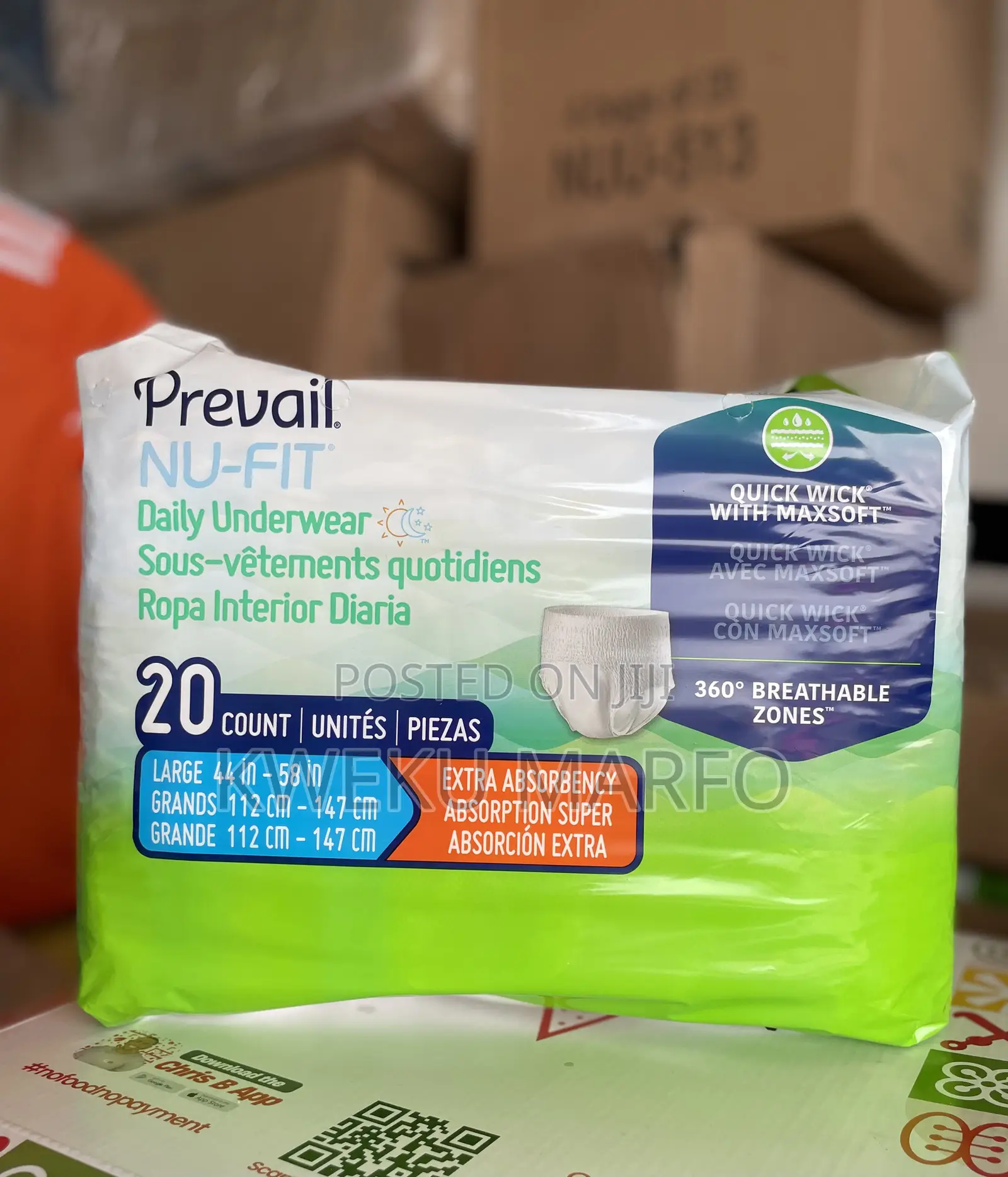 Prevail Nu-Fit Large Size
