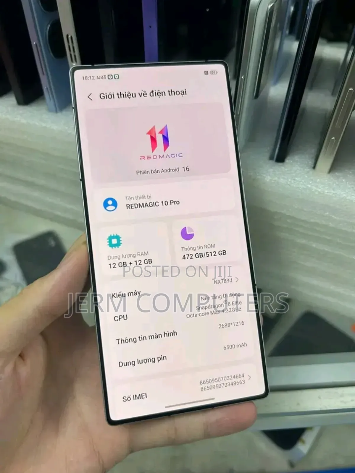 ZTE nubia RedMagic 10 Pro 512 GB White