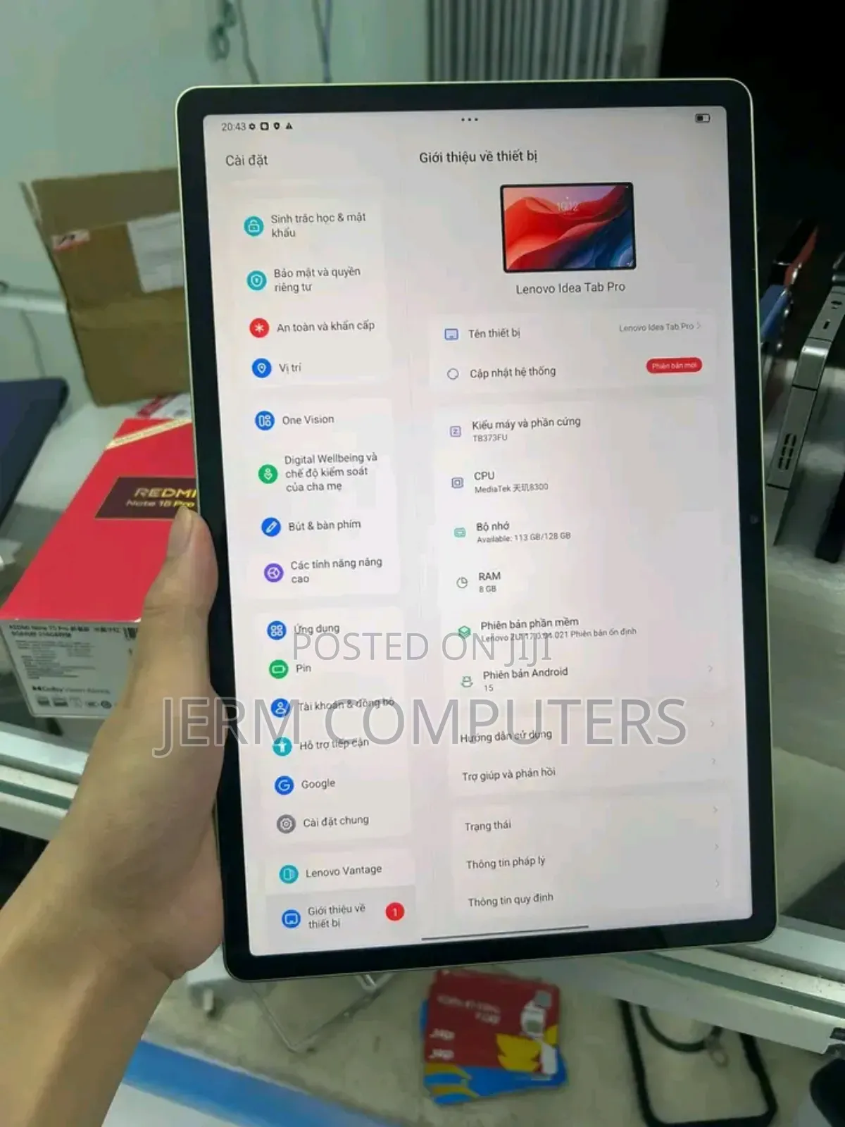 Lenovo Pad Pro 256 GB Gray