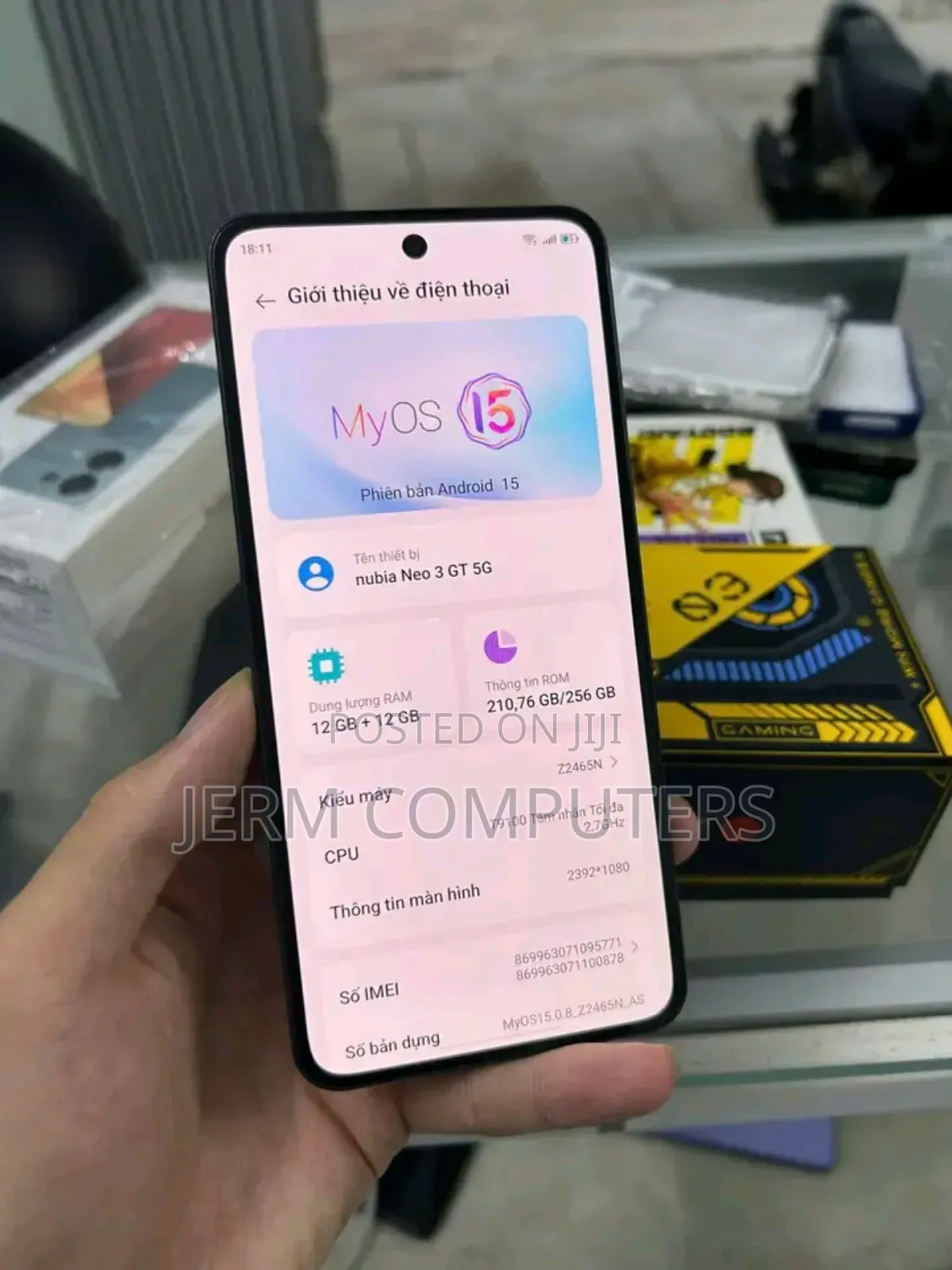 ZTE nubia Neo 3 GT 256 GB Yellow