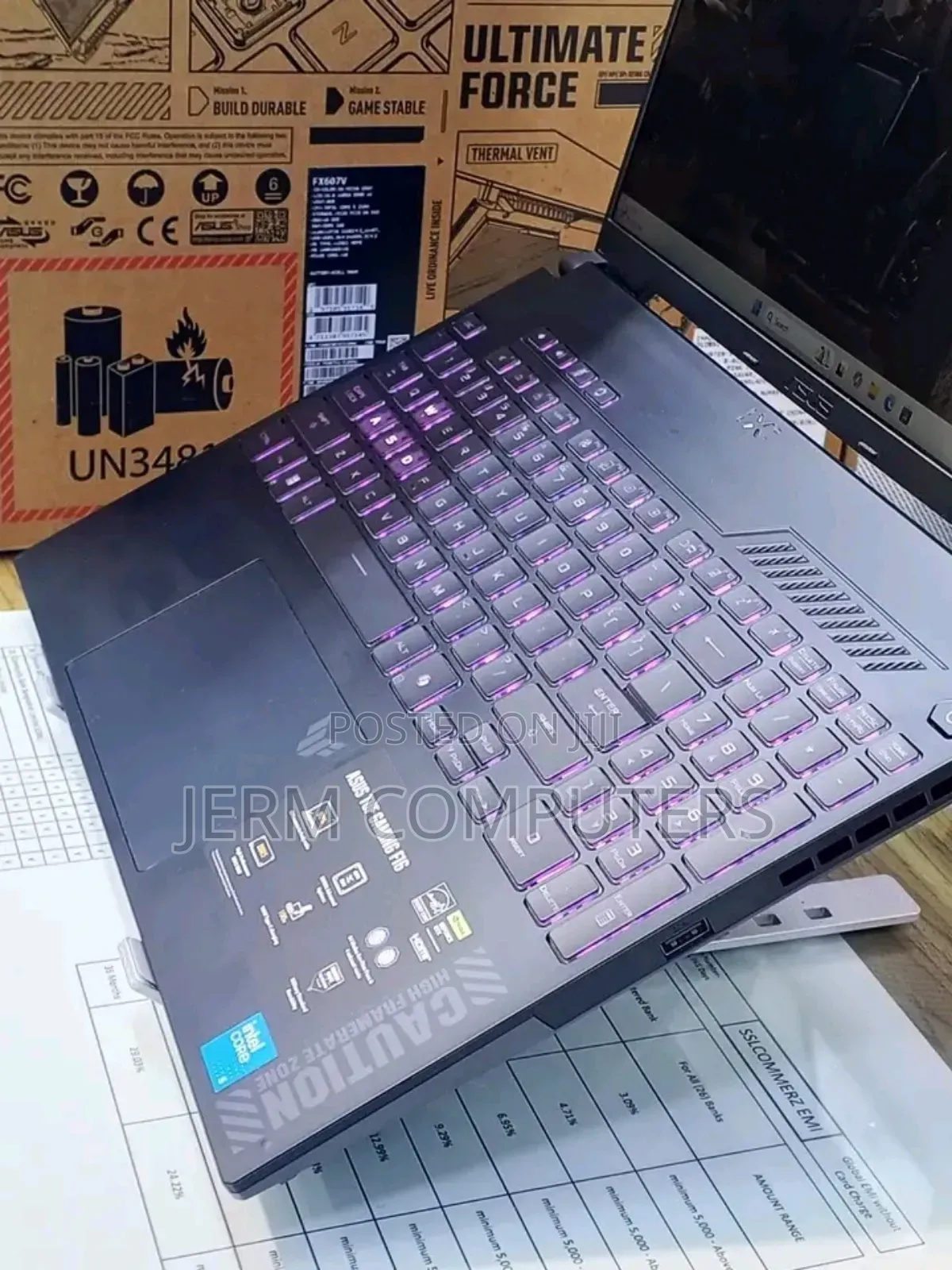 New Laptop Asus TUF Gaming F16 16GB Intel Core i5 SSD 512GB