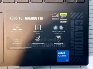 New Laptop Asus TUF Gaming F16 16GB Intel Core i5 SSD 512GB