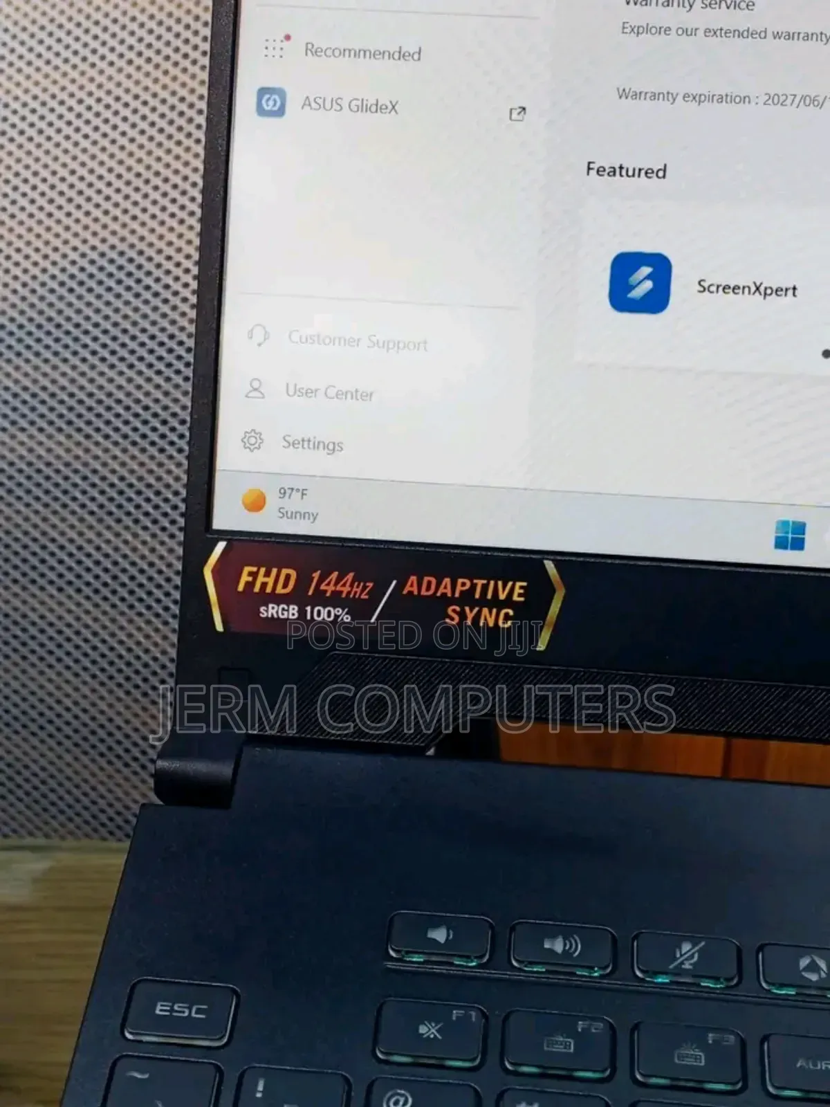 New Laptop Asus TUF Gaming A15 16GB AMD Ryzen 7 SSD 512GB