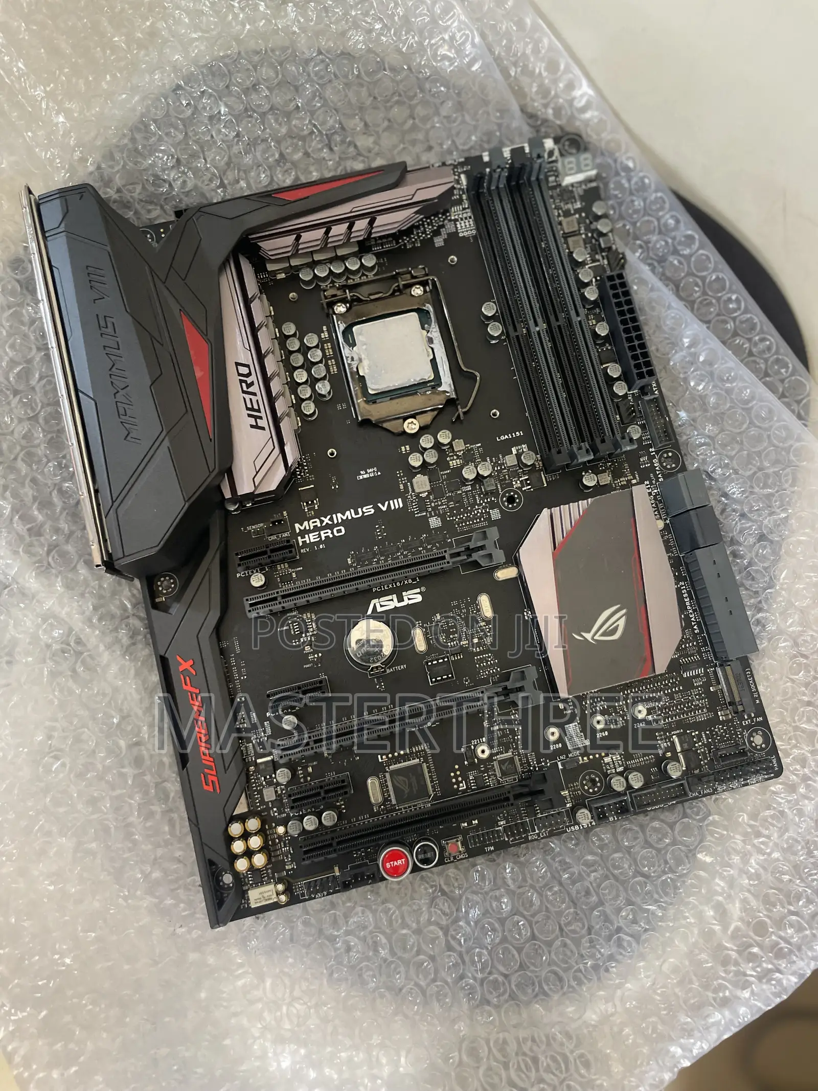 Core I7 + Asus Rog Maximum Vii Hero Motherboard
