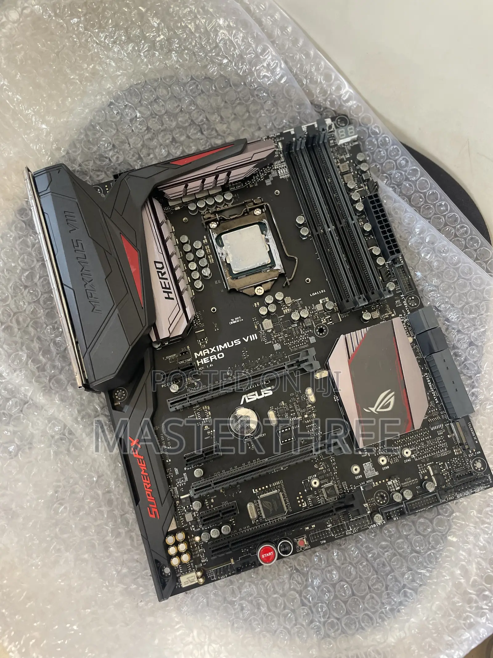 Core I7 + Asus Rog Maximum Vii Hero Motherboard