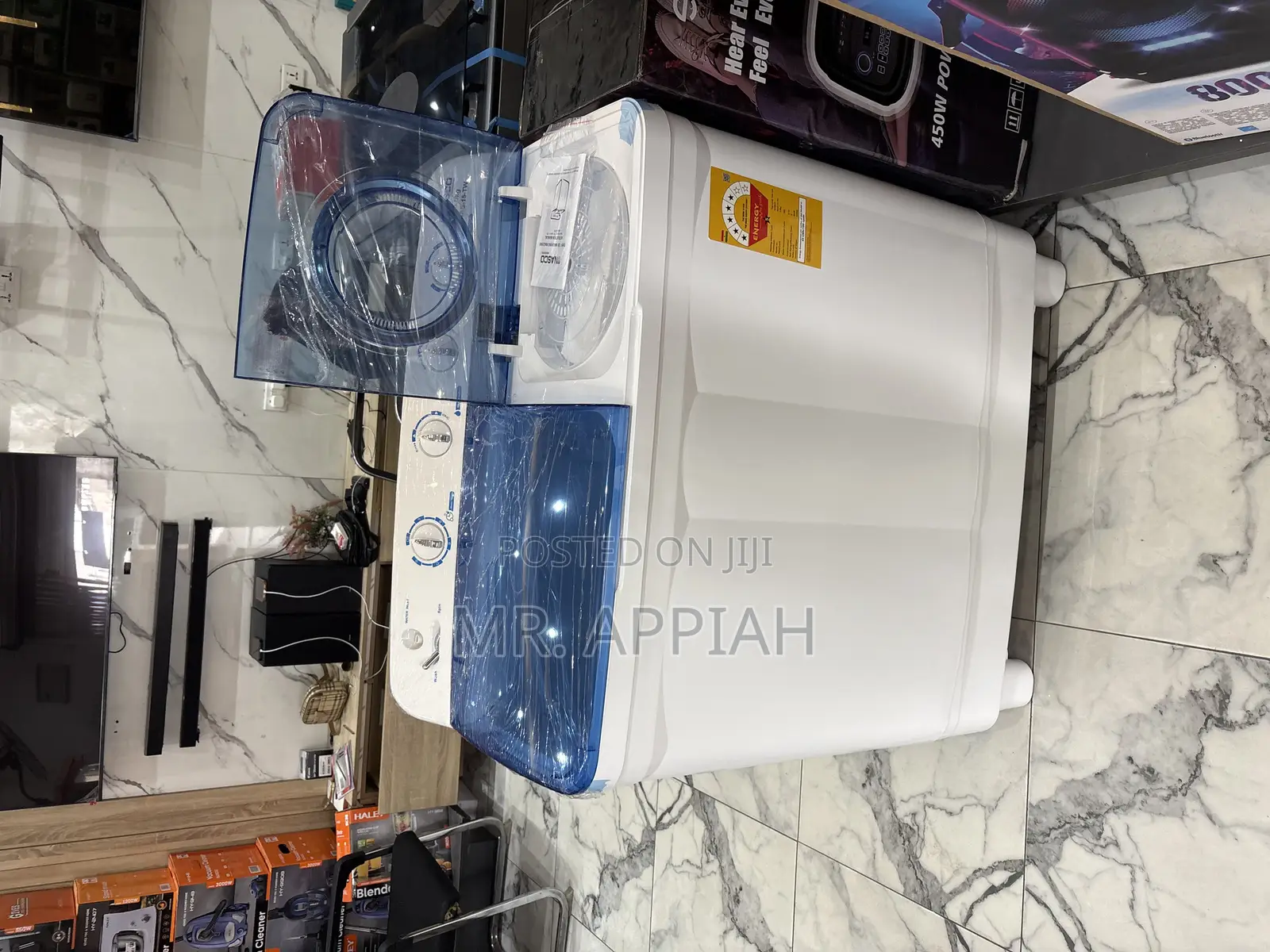Energy Saving Nasco 15kg Spin Dry Washing Machine(Nas-15-Tw).