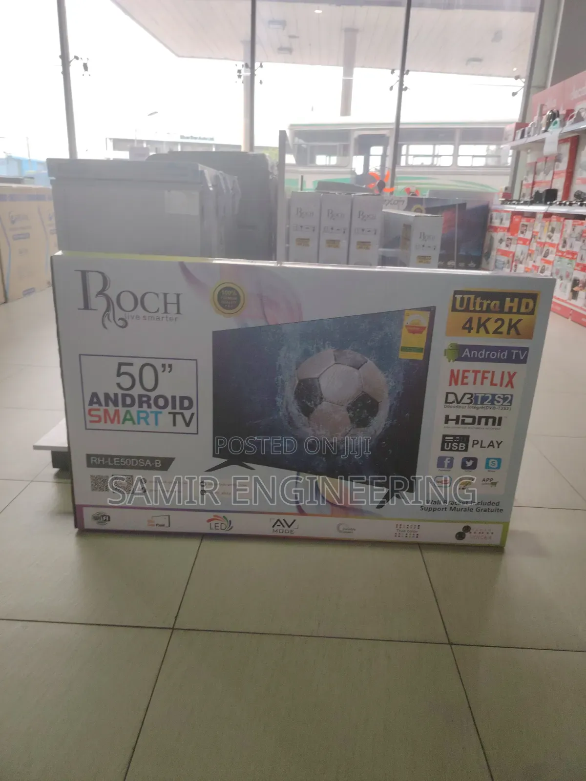 Roch Rh-Le50dsa-B 50" Smart Led Android Tv ( Uhd Ready)