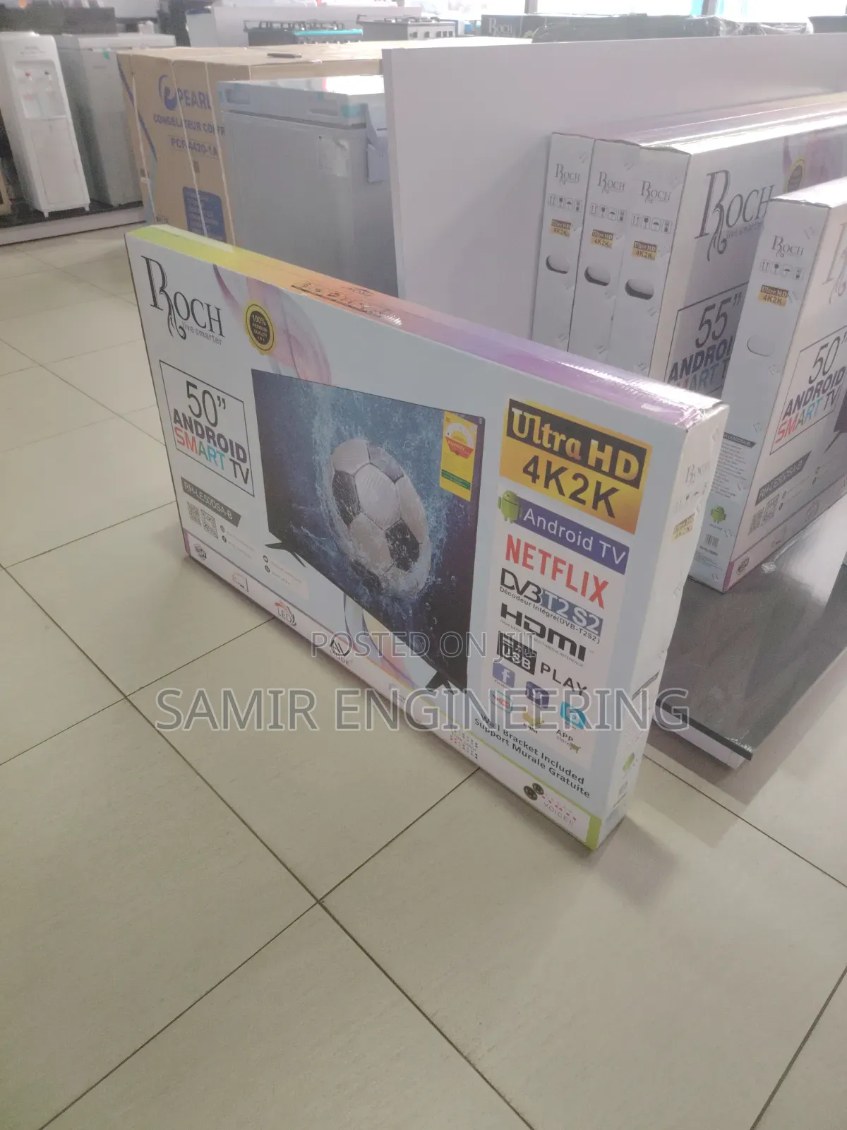 Roch Rh-Le50dsa-B 50" Smart Led Android Tv ( Uhd Ready)