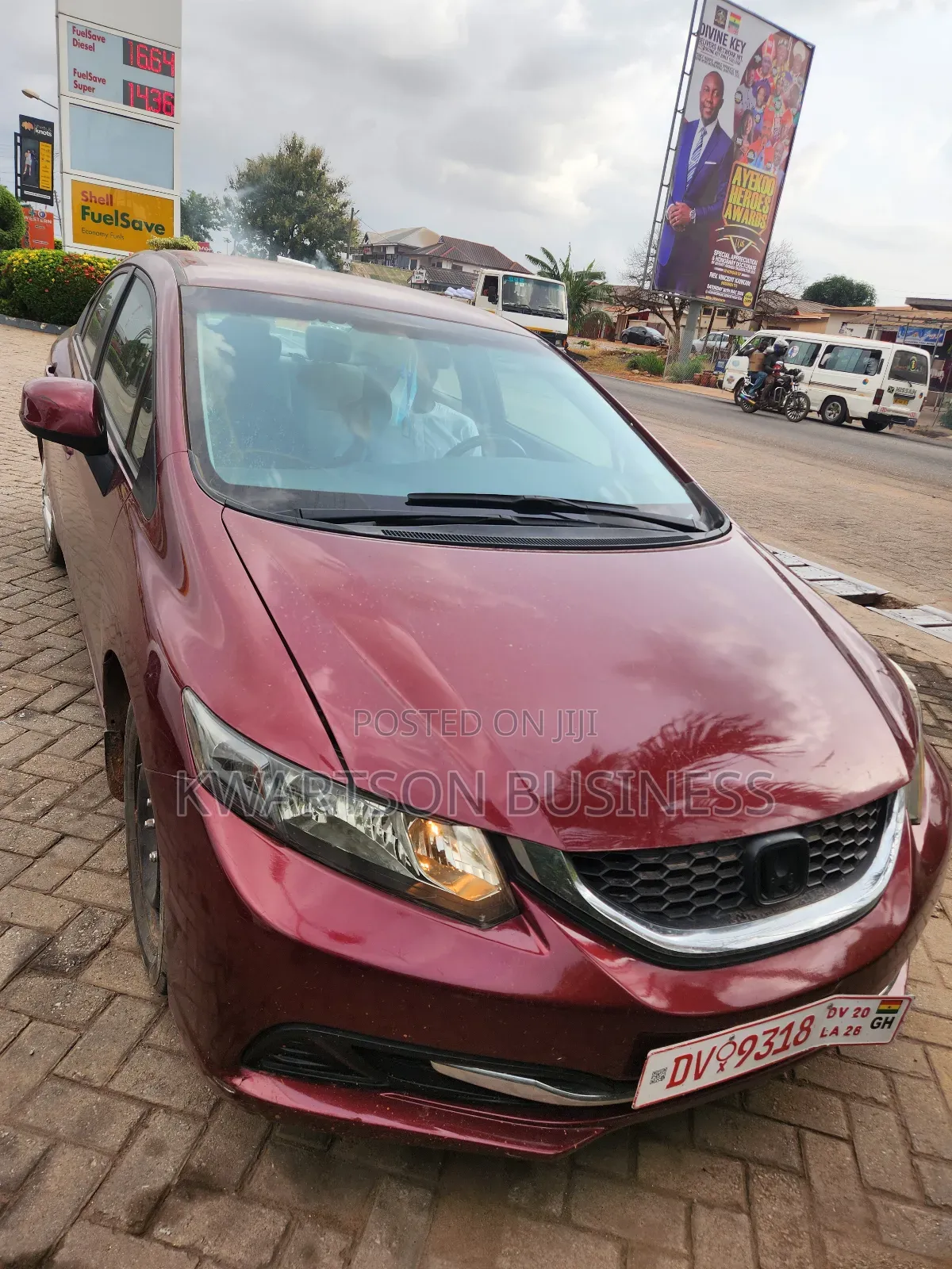 Honda Civic 2015 Burgundy